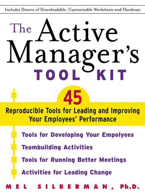 Cover image for The Active Manager's Tool Kit